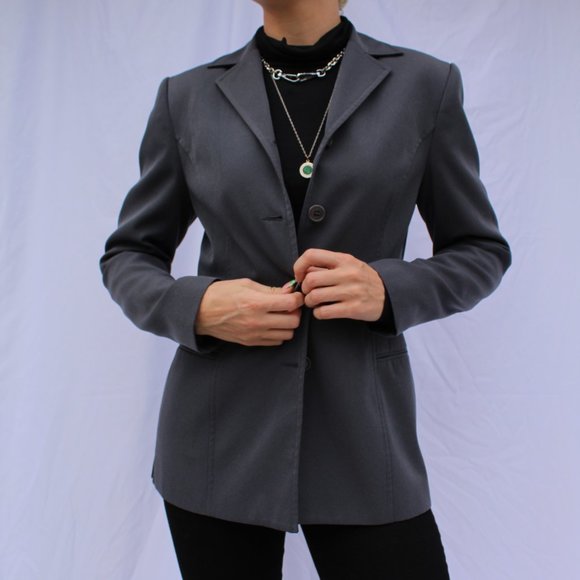 lightweight Grey Blazer - Picture 4 of 4